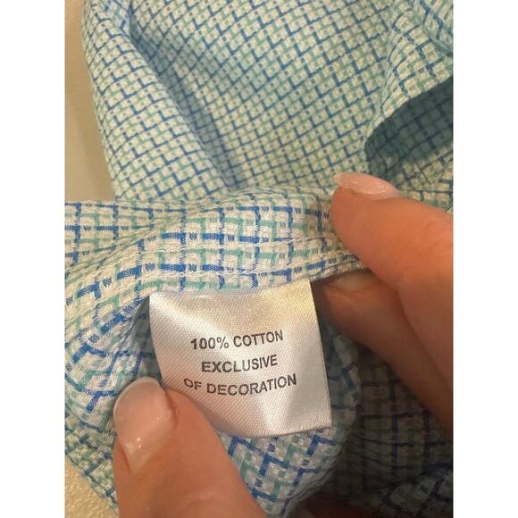 TailorByrd Shirt 15 32/33 Size M Plaid Button Up Long Sleeve Classic Fit - Picture 10 of 11